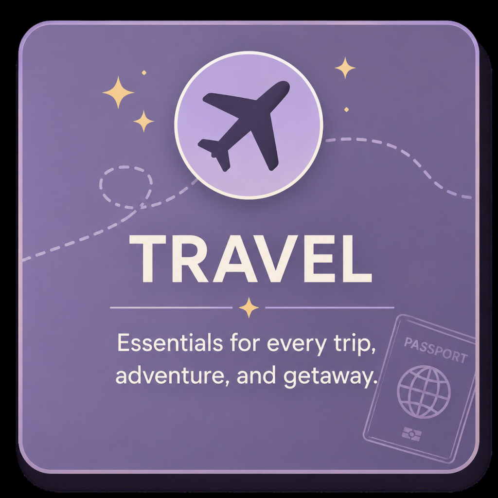 Travel icon representing Angelic Approved recommendations for destinations, attractions, local favorites, and memorable travel experiences.